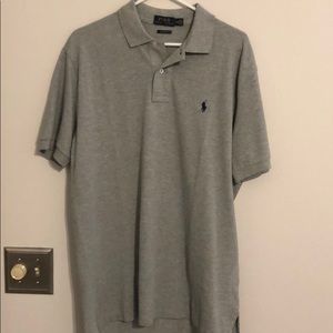 Grey polo classic fit